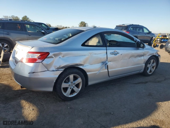 2008 Honda Civic Cpe EX-L with VIN 2HGFG12908H547530, listed as a Copart auction lot 50974715 with 128,597 mi miles and Salvage Title. Bid and sale history available at carsss.com. Image 3.