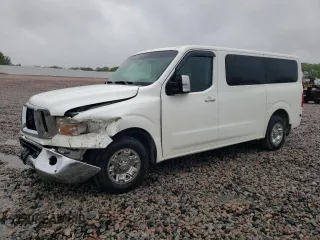 2018 Nissan NV 3500 HD SL z VIN 5BZAF0AAXJN853388, wystawiony jako Copart lot #57312075 z przebiegiem 134 154 mil mil oraz Szkoda całkowita • Salvage title. Historia ofert i sprzedaży dostępna na DreamBid. Obrazek 2.