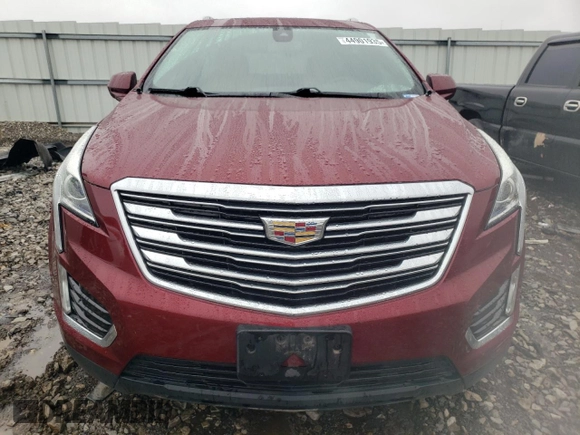 2017 Cadillac XT5 Luxury FWD with VIN 1GYKNBRS1HZ261102, listed as a Copart auction lot 44901935 with 76,582 mi miles and Salvage Title. Bid and sale history available at carsss.com. Image 5.