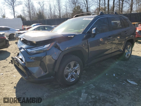2023 Toyota RAV4 Hybrid XLE with VIN JTMRWRFVXPD186887, listed as a Copart auction lot 46419525 with 16,435 mi miles and Salvage Title. Bid and sale history available at carsss.com. Image 1.