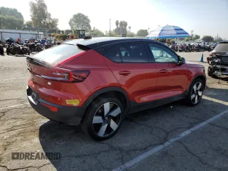 2022 Volvo C40 Recharge Pure Electric Ultimate with VIN YV4ED3GB1N2005803, listed as a Copart auction lot 83553344 with 24,962 mi miles and Salvage Title. Bid and sale history available at carsss.com. Image 3.