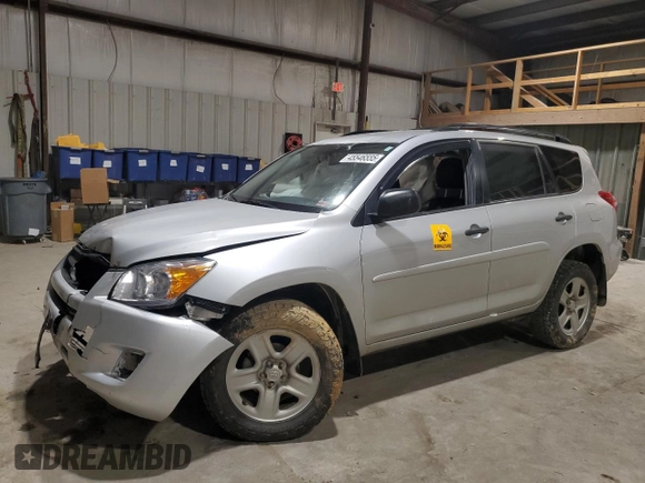 2010 Toyota RAV4 with VIN 2T3BF4DV9AW081243, listed as a Copart auction lot 45546555 with 66,450 mi miles and Salvage Title. Bid and sale history available at carsss.com. Image 1.
