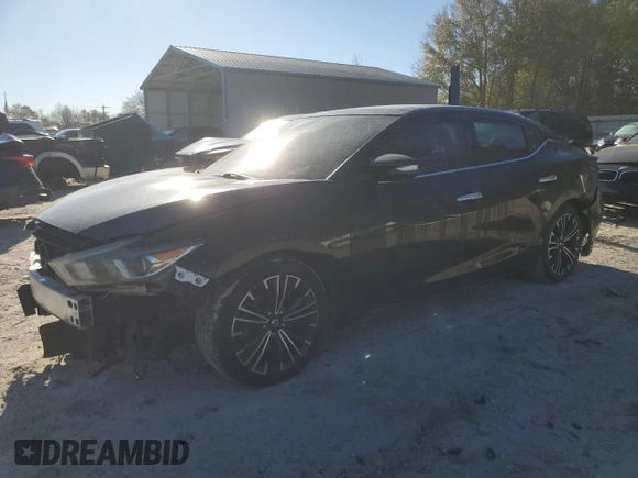 2017 Nissan Maxima SL with VIN 1N4AA6AP3HC385103, listed as a Copart auction lot 49085525 with 91,539 mi miles and Salvage title. Bid and sale history available at DreamBid. Image 1.