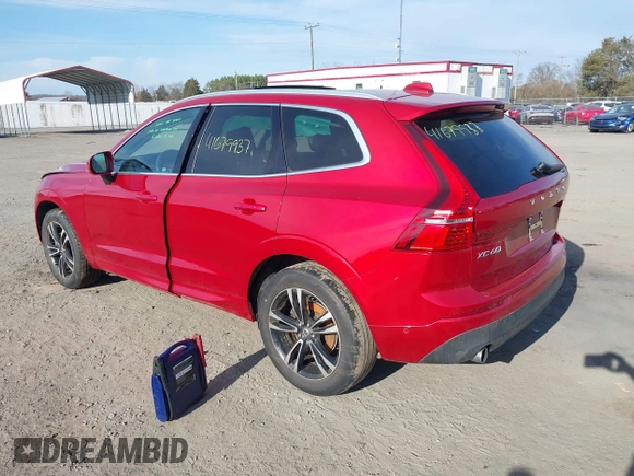 2019 Volvo XC60 Momentum с VIN LYV102RK3KB349115, выставлен на аукционе IAAI как лот 41679937 с пробегом 40 636 миль миль и . История ставок и продаж доступна на DreamBid. Изображение 3.