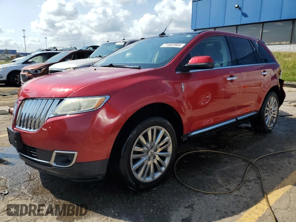 2011 Lincoln MKX z VIN 2LMDJ8JK8BBJ20739, wystawiony jako Copart lot #71603904 z przebiegiem 125 472 mil mil oraz Czysty tytuł • Clean title. Historia ofert i sprzedaży dostępna na DreamBid. Obrazek 1.