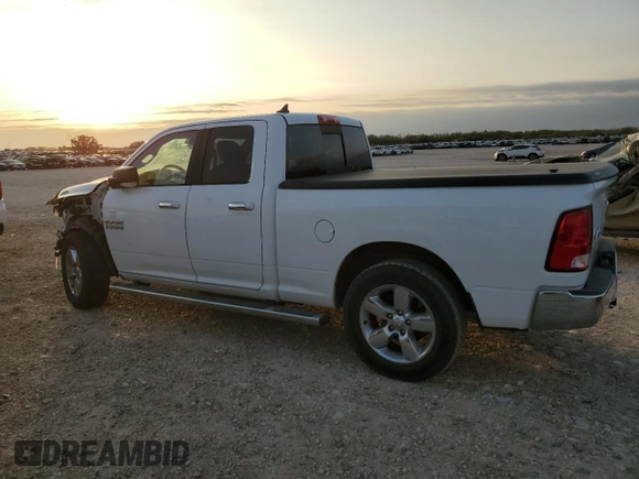 2018 Ram 1500 SLT with VIN 1C6RR7GG9JS247393, listed as a Copart auction lot 81691174 with 55,564 mi miles and Salvage title. Bid and sale history available at DreamBid. Image 2.