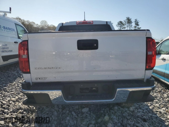 2022 Chevrolet Colorado 2WD Work Truck with VIN 1GCGSBEA3N1325412, listed as a Copart auction lot 42519135 with Not provided miles and Salvage title. Bid and sale history available at DreamBid. Image 6.