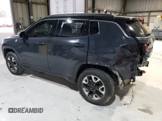 2018 Jeep Compass Trailhawk with VIN 3C4NJDDB4JT184997, listed as a Copart auction lot 48943005 with 119,778 mi miles and Salvage title. Bid and sale history available at DreamBid. Image 2.