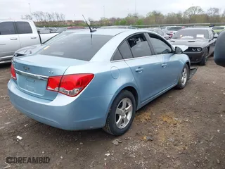 2012 Chevrolet Cruze LT w/1LT with VIN 1G1PF5SC5C7320419, listed as a IAAI auction lot 41921154 with 166,703 mi miles. Bid and sale history available at carsss.com. Image 4.