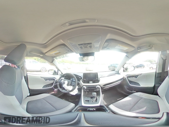 2019 Toyota RAV4 XLE with VIN JTMP1RFV6KD024642, listed as a Copart auction lot 57631075 with 36,051 mi miles and Salvage title. Bid and sale history available at DreamBid. Image 15.