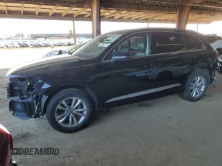 2019 Audi Q7 Premium with VIN WA1AAAF79KD034178, listed as a Copart auction lot 42302375 with 105,163 mi miles and Salvage title. Bid and sale history available at DreamBid. Image 1.