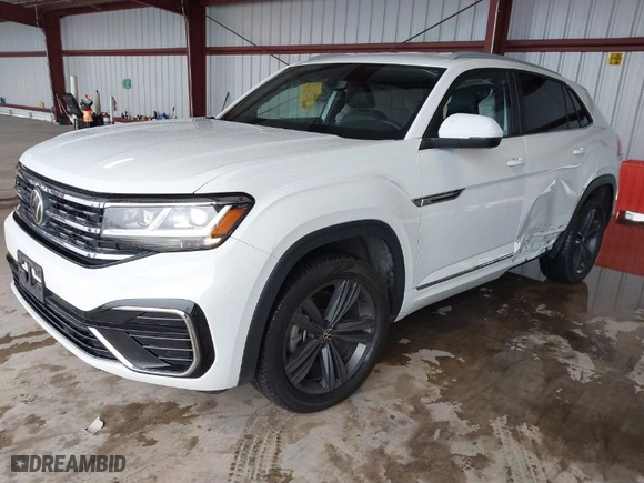 2021 Volkswagen Atlas Cross Sport 3.6L V6 SE w/Technology R-Line with VIN 1V2NE2CA4MC201281, listed as a IAAI auction lot 41242760 with 95,209 mi miles. Bid and sale history available at carsss.com. Image 2.