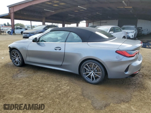 2025 BMW 4 Series 430i xDrive with VIN WBA53DB00SCS31044, listed as a Copart auction lot 42434605 with 19,790 mi miles and Clean Title. Bid and sale history available at DreamBid. Image 2.