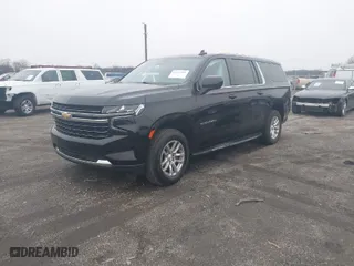 2023 Chevrolet Suburban LT with VIN 1GNSKCKD0PR129079, listed as a IAAI auction lot 41547855 with 158,820 mi miles. Bid and sale history available at carsss.com. Image 2.