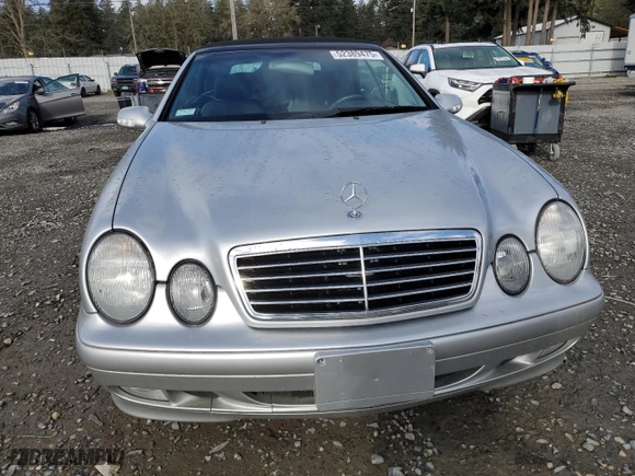 2002 Mercedes-Benz CLK-Class with VIN WDBLK65GX2T122333, listed as a Copart auction lot 52389475 with 62,752 mi miles and Salvage Title. Bid and sale history available at carsss.com. Image 5.