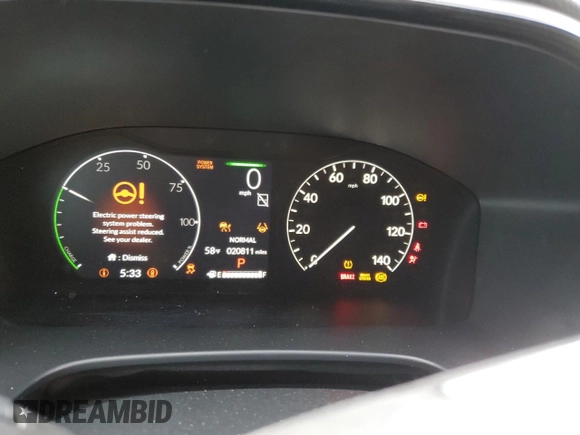 2024 Honda CR-V Sport with VIN 7FARS5H5XRE010259, listed as a Copart auction lot 89292285 with 20,811 mi miles and Clean Title. Bid and sale history available at DreamBid. Image 9.