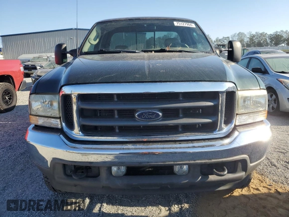 2003 Ford Super Duty F-250 XL with VIN 1FTNX21S03EB08722, listed as a Copart auction lot 75127904 with 95,623 mi miles and Salvage Title. Bid and sale history available at carsss.com. Image 5.