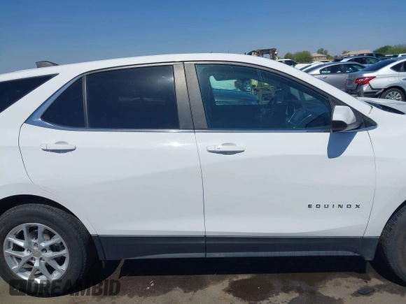 2022 Chevrolet Equinox LT z VIN 3GNAXKEV9NL195100, wystawiony jako IAAI lot #42303867 z przebiegiem 56 963 mil mil oraz . Historia ofert i sprzedaży dostępna na DreamBid. Obrazek 14.