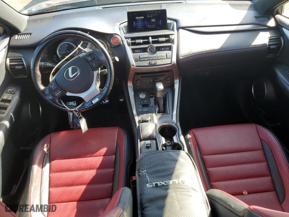 2017 Lexus NX with VIN JTJYARBZ1H2057935, listed as a Copart auction lot 85823294 with 123,692 mi miles and Salvage Title. Bid and sale history available at carsss.com. Image 8.