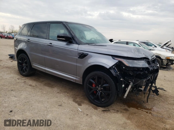 2022 Land Rover Range Rover Sport SVR z VIN SALWZ2RE3NA235996, wystawiony jako Copart lot #54360975 z przebiegiem 27 303 mil mil oraz Szkody całkowita. Historia ofert i sprzedaży dostępna na DreamBid. Obrazek 4.
