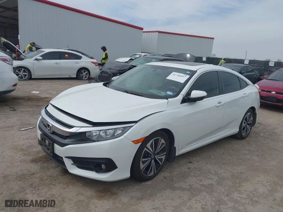 2018 Honda Civic Sedan EX-T with VIN JHMFC1F33JX037978, listed as a IAAI auction lot 41746057 with 50,480 mi miles. Bid and sale history available at carsss.com. Image 17.