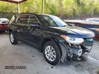 2020 Chevrolet Traverse LT Cloth with VIN 1GNEVGKW9LJ247007, listed as a Copart auction lot 52668885 with 86,974 mi miles and Salvage Title. Bid and sale history available at carsss.com. Image 4.