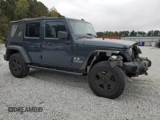 2008 Jeep Wrangler Unlimited X with VIN 1J4GB39138L602949, listed as a Copart auction lot 78503934 with 181,023 mi miles and Salvage Title. Bid and sale history available at DreamBid. Image 4.