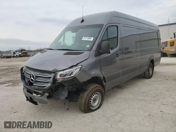 2021 Mercedes-Benz Sprinter with VIN W1Y4EDVY2MT064081, listed as a Copart auction lot 87315064 with Not Provided miles and Salvage Title. Bid and sale history available at DreamBid. Image 1.