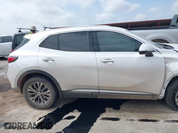 2023 Buick Envision Essence with VIN LRBFZPR41PD205116, listed as a IAAI auction lot 41744379 with 5,348 mi miles. Bid and sale history available at carsss.com. Image 13.
