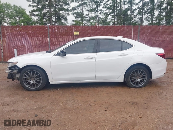2015 Acura TLX V6 Tech with VIN 19UUB2F55FA024728, listed as a IAAI auction lot 41933939 with 185,413 mi miles. Bid and sale history available at carsss.com. Image 14.