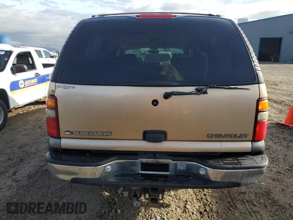 2000 Chevrolet Suburban LS with VIN 3GNFK16T3YG200221, listed as a Copart auction lot 87088044 with 163,716 mi miles and Salvage title. Bid and sale history available at DreamBid. Image 6.