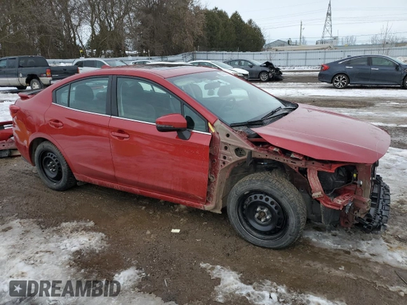 2019 Subaru Impreza Limited with VIN 4S3GKAU68K3616348, listed as a Copart auction lot 85658074 with 76,392 mi miles and Salvage title. Bid and sale history available at DreamBid. Image 4.