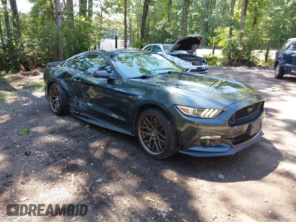 2015 Ford Mustang GT with VIN 1FA6P8CF1F5348234, listed as a IAAI auction lot 42563521 with 95,166 mi miles and . Bid and sale history available at DreamBid. Image 1.