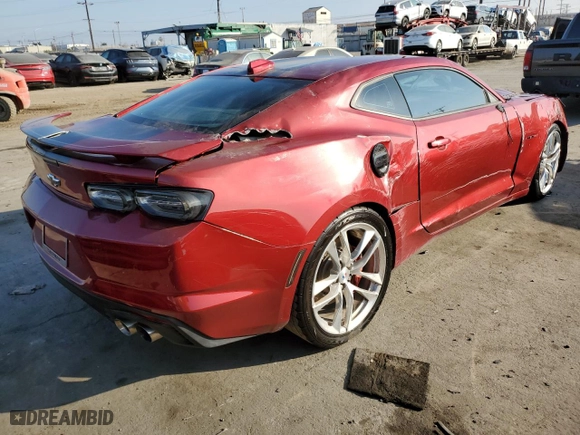 2022 Chevrolet Camaro 2SS with VIN 1G1FH1R76N0106798, listed as a Copart auction lot 89159695 with 38,673 mi miles and Salvage Title. Bid and sale history available at carsss.com. Image 3.