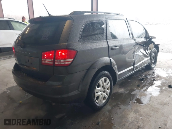 2017 Dodge Journey SE with VIN 3C4PDCAB6HT708434, listed as a IAAI auction lot 41508526 with 170,280 mi miles and . Bid and sale history available at DreamBid. Image 4.