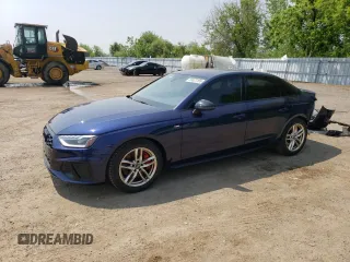 2023 Audi A4 S line Premium Plus z VIN WAUEAAF43PA041906, wystawiony jako Copart lot #59323165 z przebiegiem 27 896 mil mil oraz Czysty tytuł • Clean title. Historia ofert i sprzedaży dostępna na DreamBid. Obrazek 1.