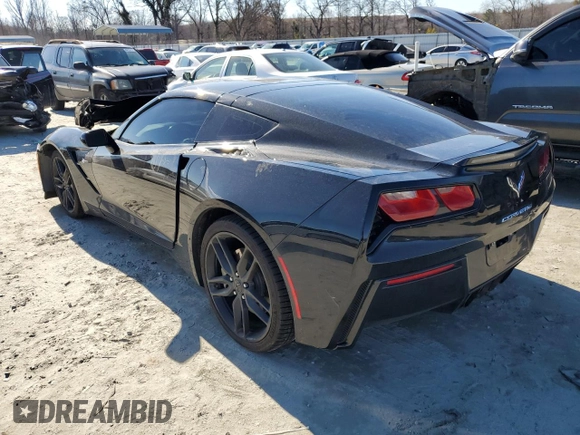 2018 Chevrolet Corvette 1LT with VIN 1G1YB2D72J5101599, listed as a Copart auction lot 46104905 with 22,524 mi miles and Salvage Title. Bid and sale history available at carsss.com. Image 2.
