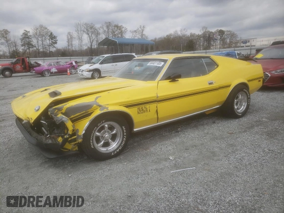 1972 Ford Mustang z VIN 2F02F158865, wystawiony jako Copart lot #50401105 z przebiegiem 5 738 mil mil oraz Szkoda całkowita • Salvage title. Historia ofert i sprzedaży dostępna na DreamBid. Obrazek 1.