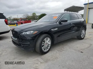 2019 Jaguar F-Pace 25t Prestige with VIN SADCK2GX1KA392655, listed as a Copart auction lot 45329075 with 92,332 mi miles and Non Repairable. Bid and sale history available at DreamBid. Image 1.