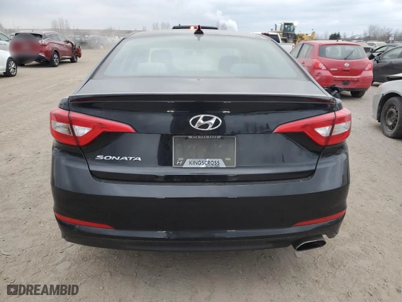 2015 Hyundai Sonata 2.4L SE with VIN 5NPE24AF6FH251529, listed as a Copart auction lot 86374654 with 166,764 mi miles and Salvage Title. Bid and sale history available at carsss.com. Image 6.