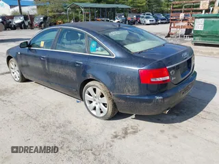 2005 Audi A6 with VIN WAUDG74F45N089129, listed as a IAAI auction lot 41971291 with 186,800 mi miles. Bid and sale history available at carsss.com. Image 3.