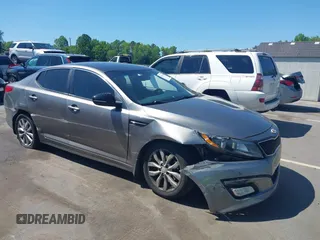 2015 Kia Optima LX z VIN 5XXGM4A7XFG508280, wystawiony jako IAAI lot #42116240 z przebiegiem 221 269 mil mil oraz . Historia ofert i sprzedaży dostępna na DreamBid. Obrazek 1.