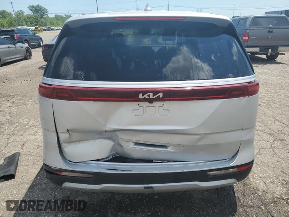 2023 Kia Carnival LX with VIN KNDNB4H30P6265160, listed as a Copart auction lot 60125244 with 30,951 mi miles and Non Repairable. Bid and sale history available at carsss.com. Image 6.