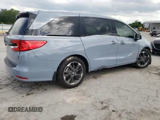 2024 Honda Odyssey Elite с VIN 5FNRL6H94RB037460, выставлен на аукционе Copart как лот 57651765 с пробегом 12 729 миль миль и Списание • Salvage title. История ставок и продаж доступна на DreamBid. Изображение 3.