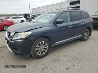 2016 Nissan Pathfinder S with VIN 5N1AR2MNXGC625098, listed as a Copart auction lot 51785615 with 123,818 mi miles and Clean title. Bid and sale history available at DreamBid. Image 1.