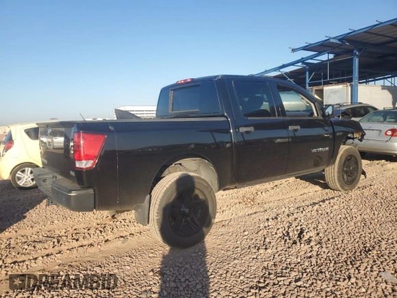 2015 Nissan Titan S with VIN 1N6AA0EJ3FN506112, listed as a Copart auction lot 43260445 with 146,523 mi miles and Salvage Title. Bid and sale history available at carsss.com. Image 3.