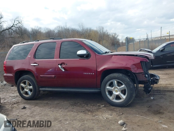 2008 Chevrolet Tahoe 1LT with VIN 1GNFK13098J103680, listed as a IAAI auction lot 41882086 with 167,559 mi miles and . Bid and sale history available at DreamBid. Image 14.