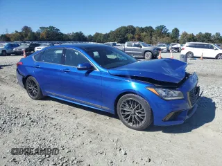 2020 Genesis G80 3.8L with VIN KMTFN4JE4LU329537, listed as a Copart auction lot 76778194 with 30,346 mi miles and Salvage Title. Bid and sale history available at carsss.com. Image 4.