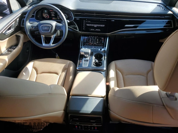 2023 Audi Q7 Premium Plus with VIN WA1LXBF77PD006805, listed as a Copart auction lot 66001664 with 25,494 mi miles and Salvage Title. Bid and sale history available at carsss.com. Image 8.