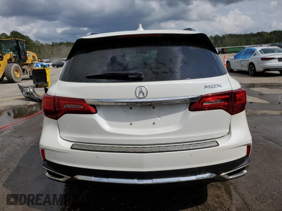 2018 Acura MDX Advance with VIN 5J8YD3H93JL000409, listed as a Copart auction lot 51429575 with 41,359 mi miles and Non Repairable. Bid and sale history available at carsss.com. Image 6.